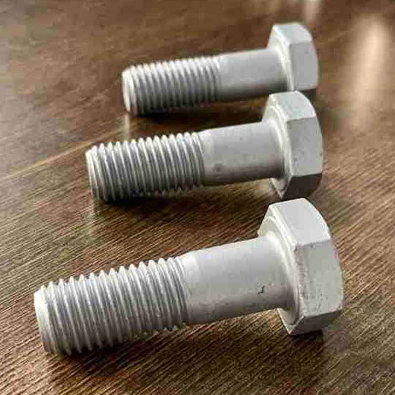 HEXAGON HEAD BOLS HEXAGON kanthi Kekuwatan Shank