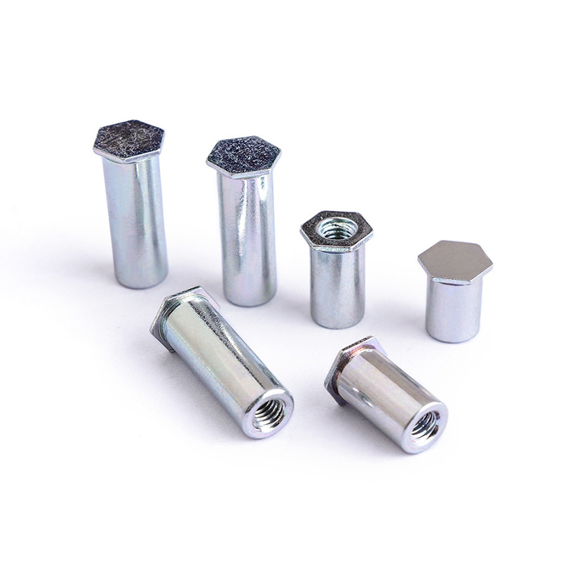 Nut riveting wuta wuta wulune hexagon