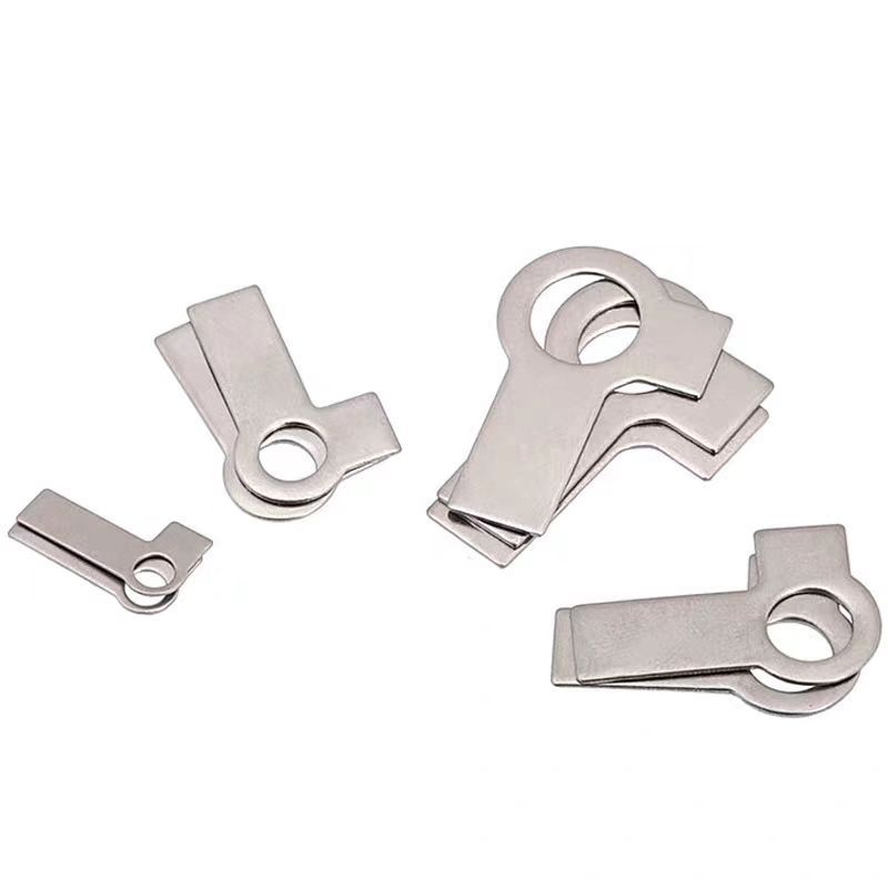 Washers Tab Baja Karbon Kanthi Tab dawa lan cendhak