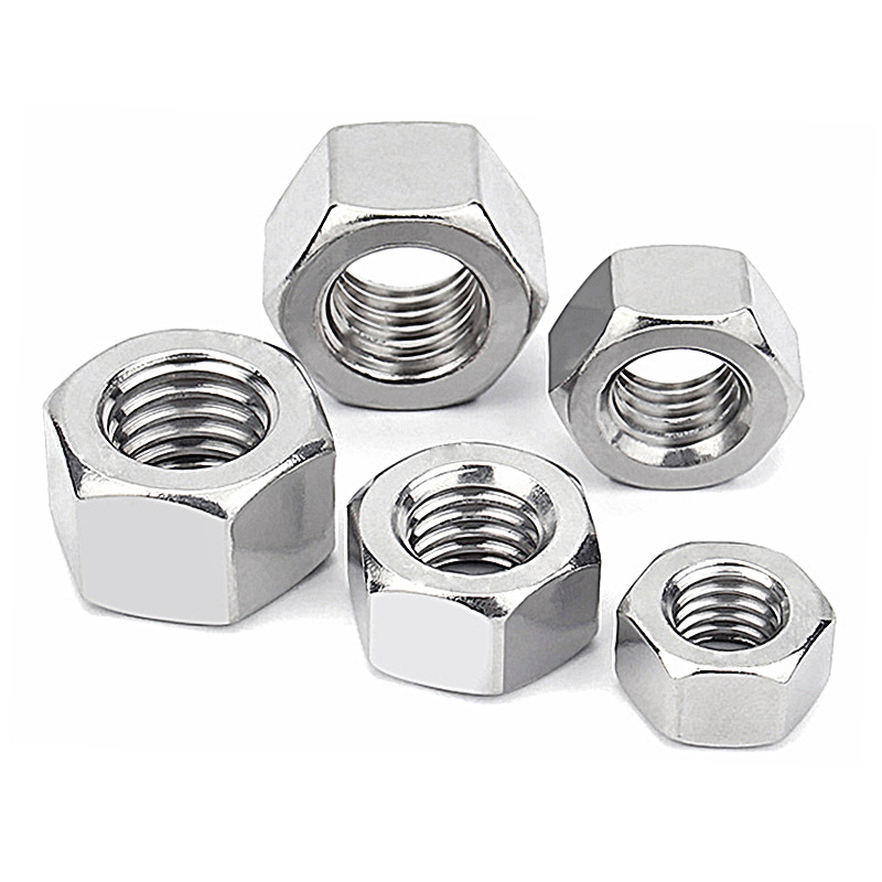 Kacang hex chamfered dobel