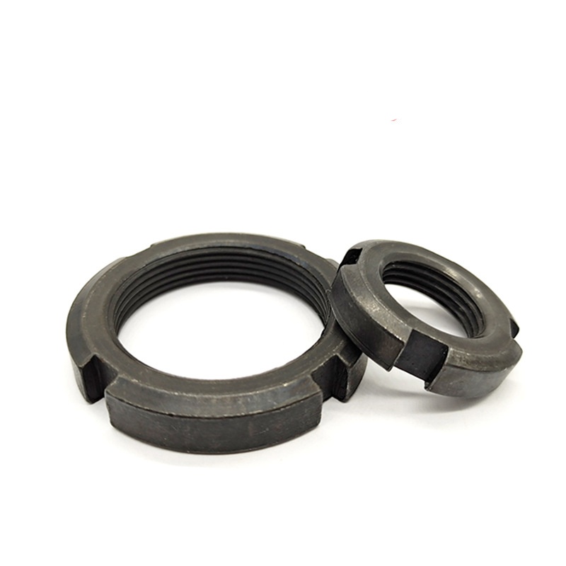 Double Glocking Slotted Slotted Nut