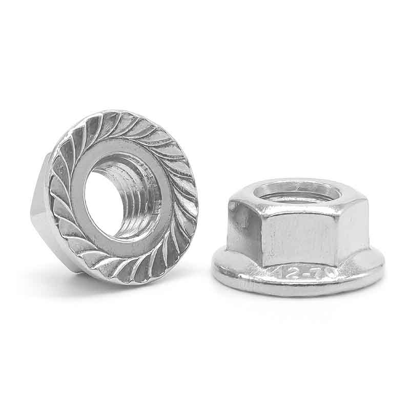 Hexagon Flange Nut Bangunan Industri