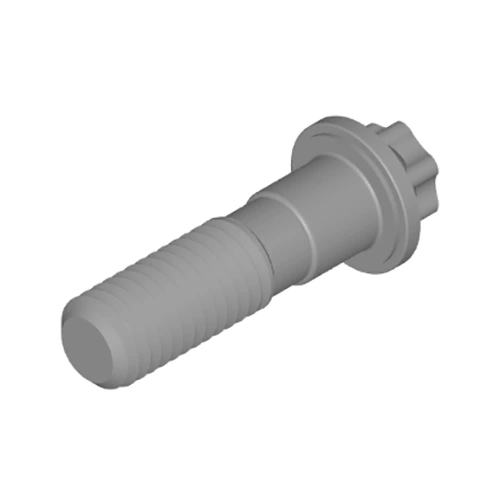 Hexalobular Kepala Bolts kanthi flange gedhe