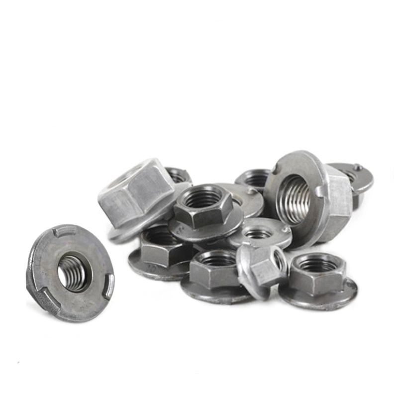 Kekuwatan weld hexagon nut karo flange