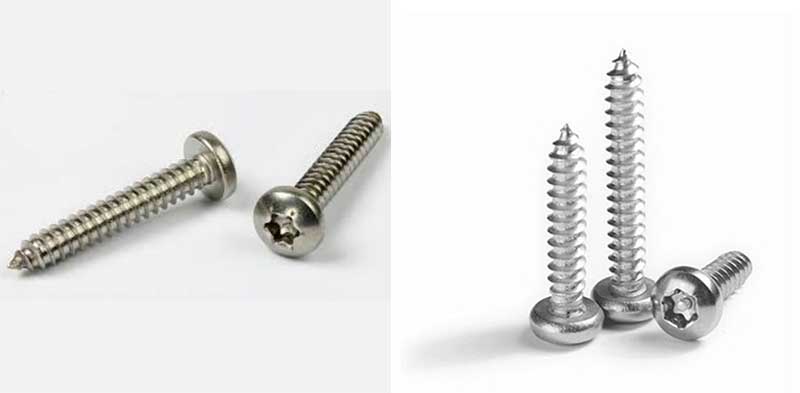 Durable 6 Lobe Pan Head Tapping Screws