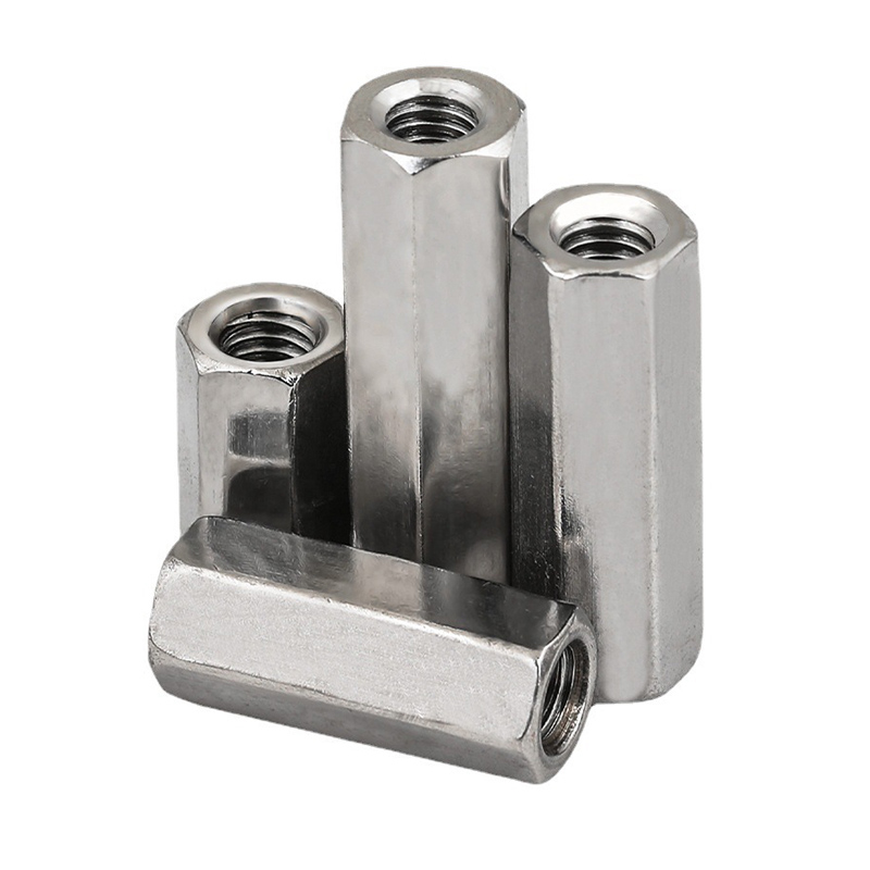 Nut kopling long hexagonal