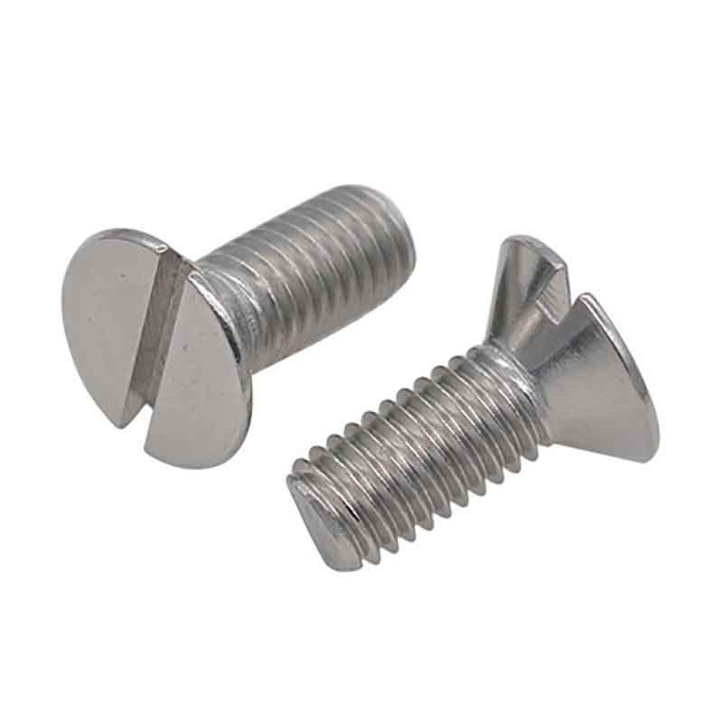 Bolt Kepala Slotted kasar