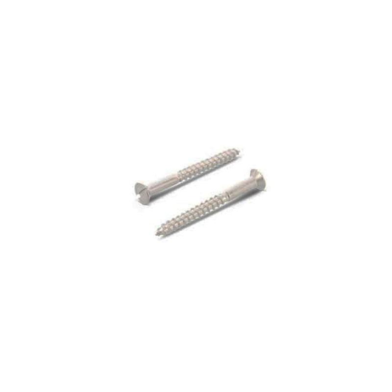 Meneng Kayu Countersunk Slotted Steel Black Oksida