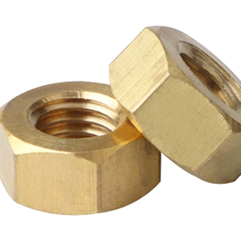 Semi Rampung Nut Hexagon Chamfered Single