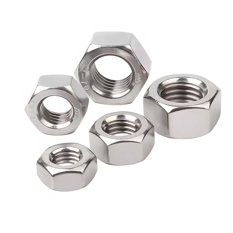 Nut hex chamfered tunggal