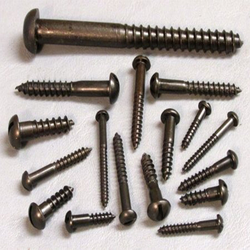 Slotted Round Kepala Steel Kayu ngawut-awut