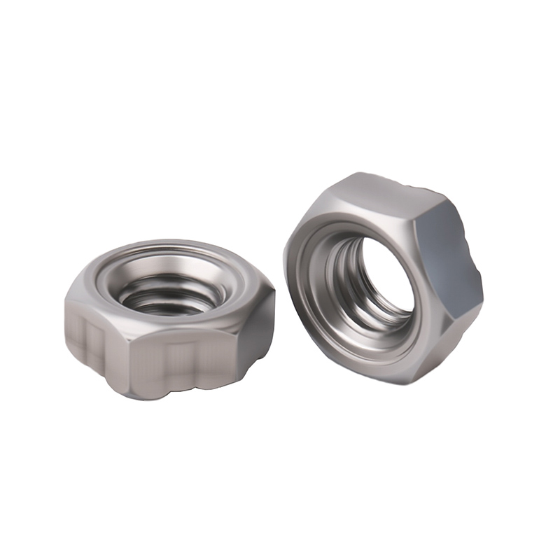 Nut weld ing stream