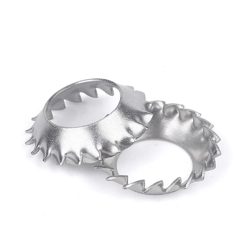Washer Kunci Toothed Kanthi Countersunk