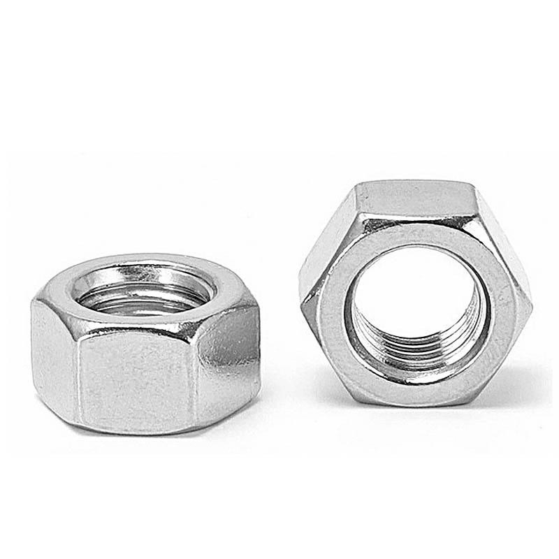 Jinis 2 nut hexagon chamfered tunggal